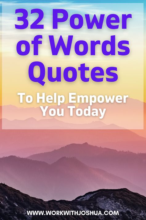 Individual words have immense power, especially when strung together. Allow these quotes to inspire your creative soul. #powerofwords #englishpowerwords Power Of Words Quotes, Be Careful With Your Words, Careful With Your Words, Short Powerful Quotes, Words Have Power, 2024 Quotes, Never Give Up Quotes, The Power Of Words, Power Of Words