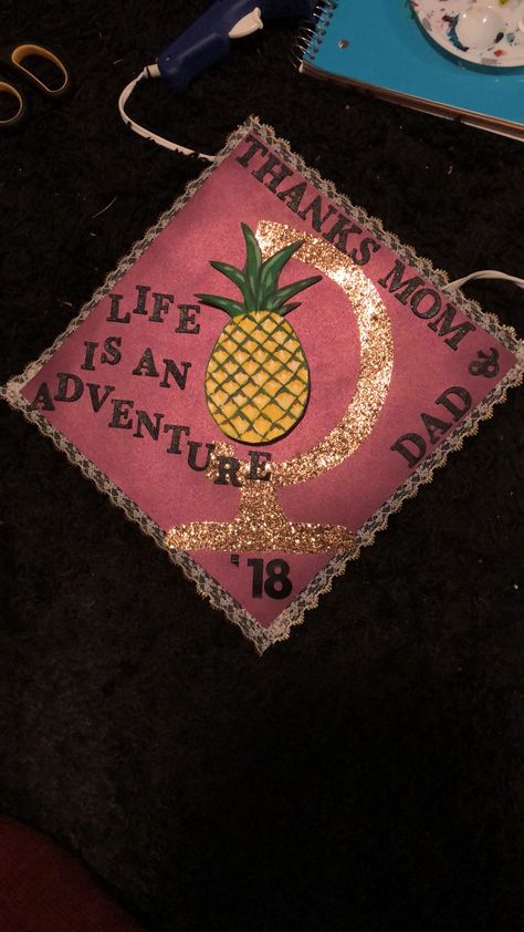 Hospitality and Travel themed Graduation Cap Hospitality Graduation Cap, College Grad Cap Ideas, Mortar Board, Life Essentials, Grad Caps, Cap Decoration, Graduation Cap Designs, Cap Ideas, Graduation Caps