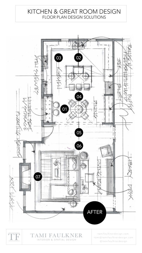 See how through a floor plan is improved through a virtual Floor Plan Review, spotlighting before and after floor plans.
For this article, I'm focusing on a rec / game room design and sharing spatial design tips for problem-solving and improving a floor plan. #spatialdesignexpert #spatialdesigner #customfloorplans #customfloorplandesigner #howtoimproveafloorplan #floorplanconsutlant #kitchenfloorplandesign #kitchenfloorplan #kitchenlayout Kitchen And Great Room, Small Kitchen Plans, Great Room Design, Tami Faulkner, Floor Plan Sketch, Design Problems, Kitchen Floor Plan, Architecture Design Process, Custom Floor Plans