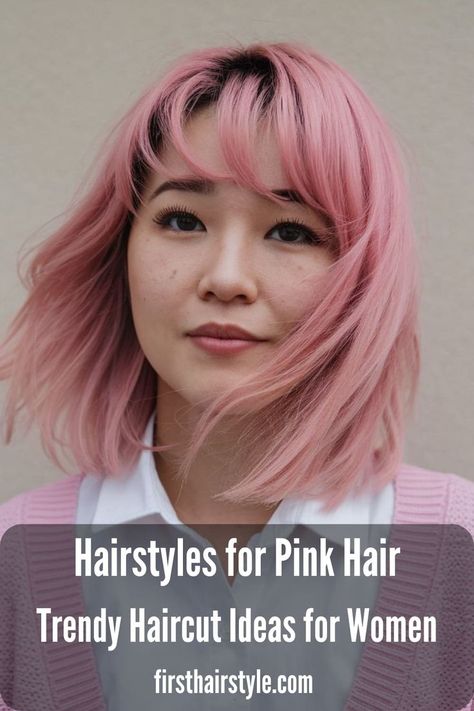 Playful Pink Hair Hairstyles Pink Hair Hairstyles, Colorful Braids, Braids Curls, Fun Hairstyles, Trendy Haircuts, Pixie Cuts, Hair Hairstyles, Pixie Cut, Pink Hair