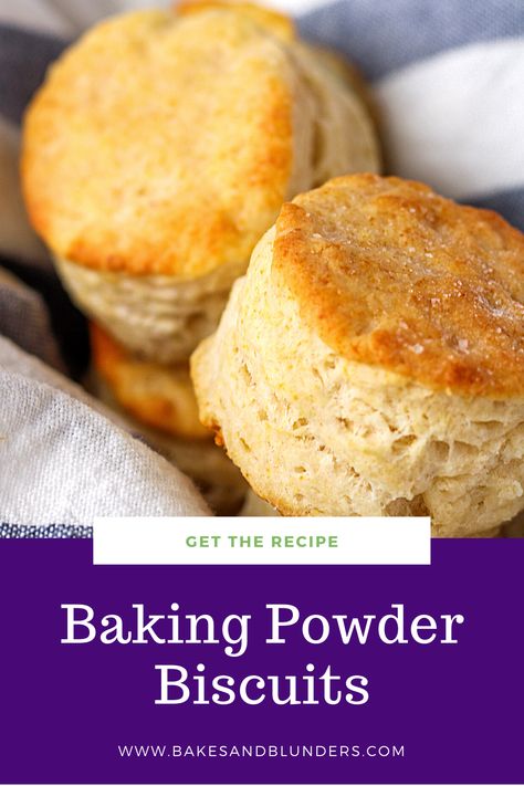 Better Baking Powder Biscuits - Bakes and Blunders Old Fashioned Baking Powder Biscuits, Bacon Powder, Baking Powder Biscuits Recipe, Baking Soda Biscuits, Easy Biscuit, Baking Powder Biscuits, Baking Power, Homemade Biscuits Recipe, Easy Biscuit Recipe