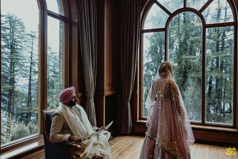 Dreamy Shimla Wedding With Loads Of Love And Broad Smiles | WedMeGood Shimla Wedding, Anand Karaj, Loads Of Love, Indian Wedding Planning, Wedding Register, Wedding Planning Websites, Patiala Salwar, Shimla, Groom Wear