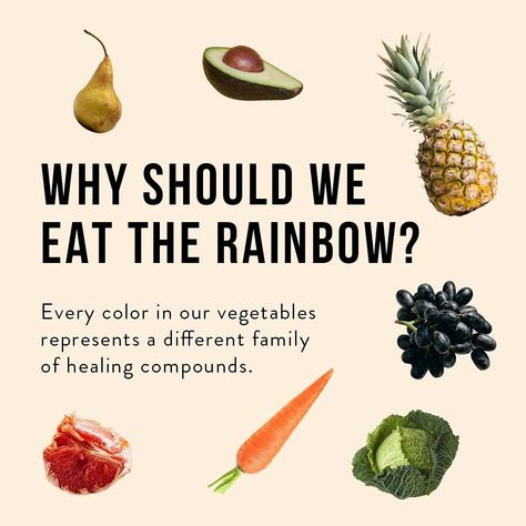 What “eating the rainbow” does for your body, color by color | Well+Good Eating The Rainbow, Mark Hyman, Micro Nutrients, Vegan Living, Vegan Meal Plans, Plant Based Nutrition, Eat The Rainbow, Vegan Animals, Vegan Snacks