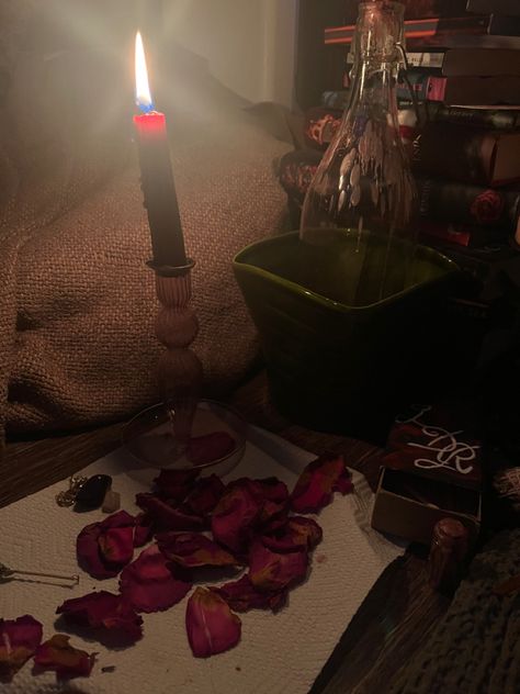 witch love spells witchy rose petals rose quartz candlelight spell jar magic aesthetic Rose Witch Aesthetic, Spellwork Aesthetic, Love Magic Aesthetic, Witch Aesthetic Red, Love Spell Aesthetic, Rose Petals Aesthetic, Witchy Vibes Aesthetic, Spell Aesthetic, Contact Me Spell