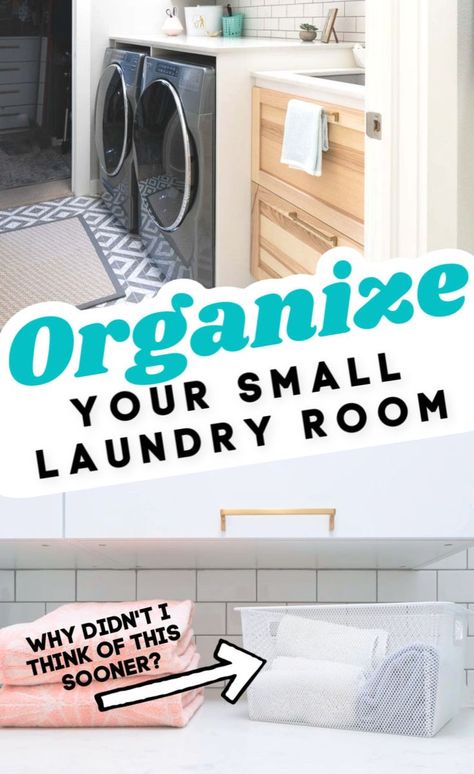 This small walk through laundry room is full of organization and storage despite the limited space.   See how to organize everything from laundry soap and extra socks to how we store dog food. There's even space to hang clothes for air drying!   small laundry room storage ideas | diy laundry room ideas | small laundry room ideas organization storage Walk Through Laundry, Walk Through Laundry Room, Organization Room, Laundry Room Organization Ideas, Dog Food Station, Laundry Room Organization Storage, Room Organization Ideas, Laundry Pods, Laundry Cabinets