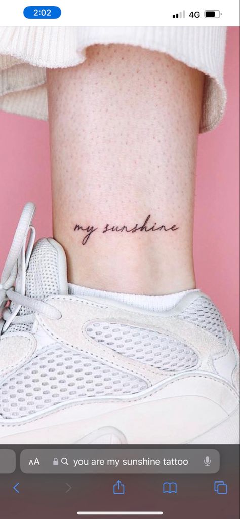 You Are My Sunshine Tattoo, Sunshine Tattoo Ideas, My Sunshine Tattoo, Tattoos 2022, Apartment 2023, Sunshine Tattoo, Sun Tattoos, Cute Little Tattoos, Bee Tattoo