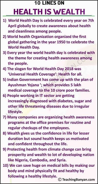 Health Is Wealth, World Health Day, Events Ideas, Indian Government, Health Day, World Health Organization, Accounting And Finance, Create Awareness, Health Awareness