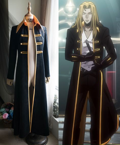 Castlevania Cosplay, Alucard Cosplay, Alucard Castlevania, Castlevania Wallpaper, Button Decorations, Shadow The Hedgehog, Long Jacket, Zbrush, Adult Costumes