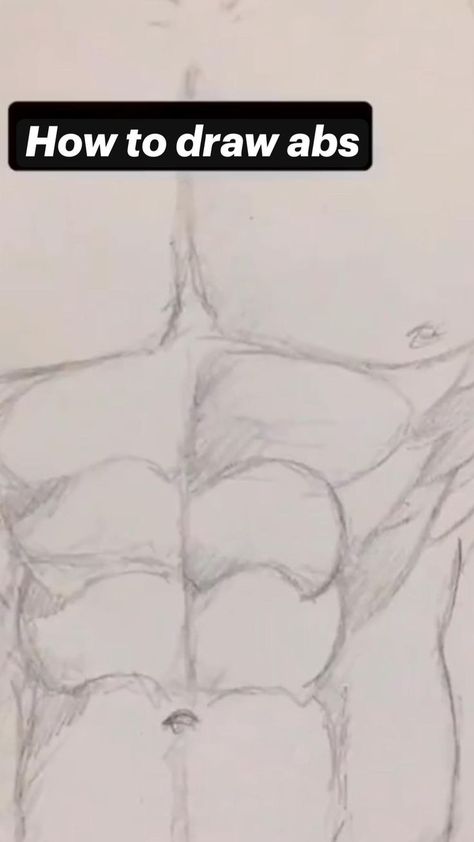 Simple Art Inspiration, How To Draw Abs, Abs Art, Body Drawing Tutorial, Manga Drawing Tutorials, Sketches Tutorial, Drawings Simple, Anime Drawings Tutorials, Hand Art Drawing