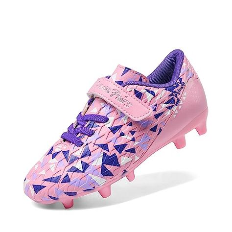 DREAM PAIRS Boys Girls Soccer Cleats Kids Football Shoes Toddler/Little Kid/Big Kid Girls Soccer Cleats, Kids Soccer Cleats, Grass Fields, Soccer Boots, Soccer Socks, Girls Soccer, Kids Soccer, Football Shoes, Football Cleats