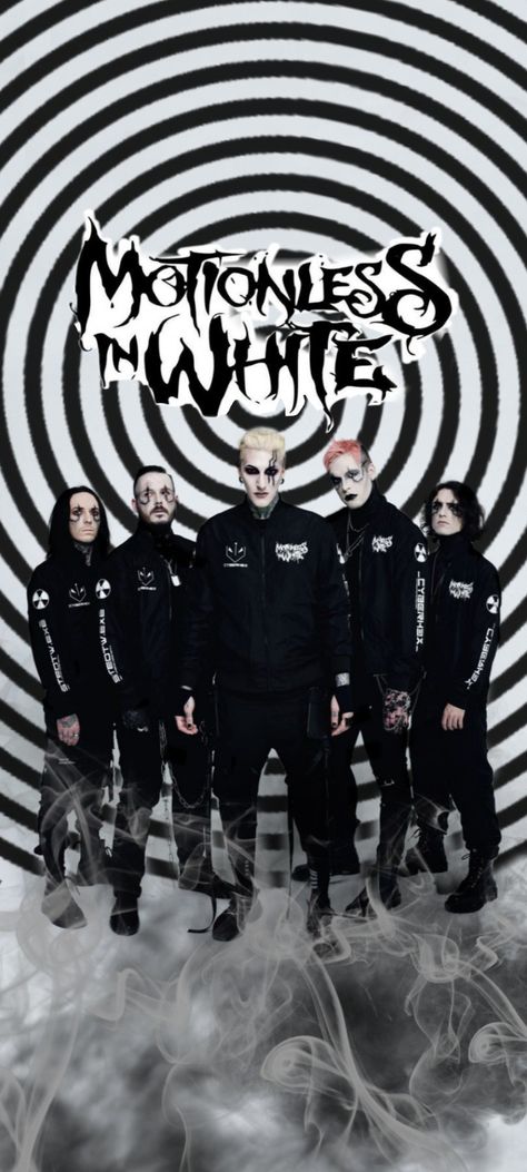 Miw Wallpaper, Chris Motionless Wallpaper, Black Veil Brides Wallpapers, Motionless In White Poster, Motionless In White Wallpapers, Black Veil Brides Album, Ricky Olson, Emo Things, White Wallpaper For Iphone