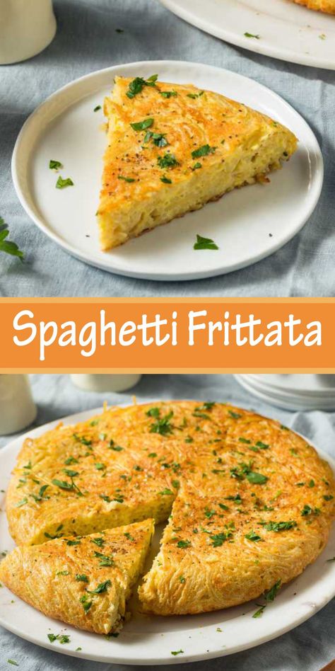 This Italian masterpiece transforms your leftover pasta into a glorious breakfast, lunch, or dinner. Picture a crispy, golden brown crust that hides beneath it a hearty and flavorful filling. Savory Custard, Spaghetti Cheese, Spaghetti Frittata, Pasta Frittata, Broccoli Frittata, Leftover Spaghetti, Delicious Spaghetti, Cheesy Spaghetti, Frittata Recipe