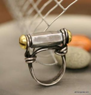 Industrial Chic : Hardware Jewelry by Whim Originals - The Beading Gem's Journal Industrial Ring, Hardware Jewelry, Industrial Jewelry, Steampunk Jewelry, Antique Engagement Rings, Design Drawing, Industrial Chic, Hardware Store, Metal Hardware