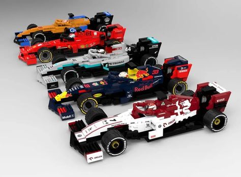 Lego F1, Lego Racers, Ultimate Garage, Lego Custom Minifigures, F1 Car, F1 Cars, Lego Craft, Street Racing Cars, Formula 1 Car