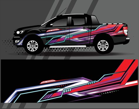 Graphic abstract stripe racing background kit designs for wrap vehicle race car rally adventure Bike Stickers Design Ideas, Racing Background, Car Rally, Car Sticker Design, Graphic Abstract, Car Ramps, Graphic Kit, Dragon Ball Painting, Bike Stickers