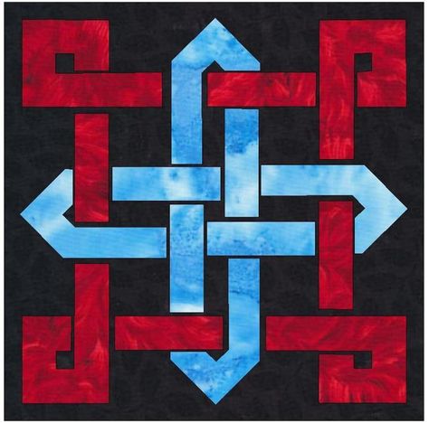 Knot Quilt, Irish Quilt, Celtic Quilt, Machine Embroidery Quilts, Quilt Applique, Cross Quilt, Barn Quilt Designs, Quilt Square Patterns, Barn Quilt Patterns