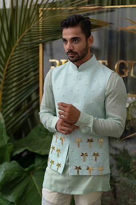 Bundi/ Jacket Sets | Runit Gupta 5/5 Mayra Outfits, Kurta With Nehru Jacket For Men, Kurta Jacket Set For Men, Multicolor Nehru Jacket Straight Kurta For Festivals, Bundy Kurta Set For Men, Runit Gupta, Kurta Short, Masaba Gupta Mens Collection, Boys Dresses