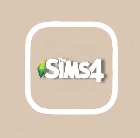 Sims Logo Aesthetic, Sims 4 Logo Aesthetic, Sims 4 Icon Aesthetic, The Sims 4 Logo, Sims 4 Icon, Sims 4 Aesthetic, Aesthetic Vanity, 4 Aesthetic, Winter Pins