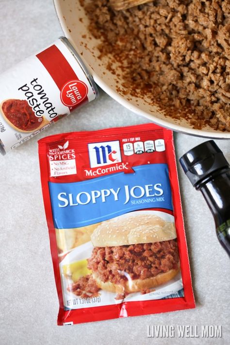 Sloppy Joe Recipe With Tomato Soup, Sloppy Joe Seasoning Recipe, Sloppy Janes, Sloppy Joe Seasoning, Quinoa Recipes Side Dish, Sloppy Joe Recipe Crock Pot, Easy Sloppy Joes, Best Sloppy Joe Recipe, Crock Pot Sloppy Joes