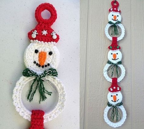 Snowman Scarf Pattern, Crochet Scarf Ideas, Christmas Crochet Patterns Free, Scarf Ideas, Free Pattern Crochet, Crochet Snowman, Christmas Buttons, Crochet Xmas, Crochet Christmas Decorations