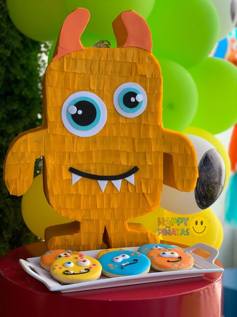 Monster Pinata, Little Monster Birthday, Wild One Party, Singing Monsters, Monster Birthday, Monster Mash, Monster Party, Bday Party Ideas, Cute Monsters