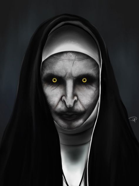 The Nun, Hair, White, Black