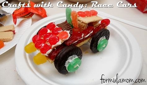 Nascar Party Food, Cars Movie Birthday Party, Car Snacks, Disney Night, Car Wreck, Candy Car, Movie Birthday Party, Best Party Food, Party Crafts