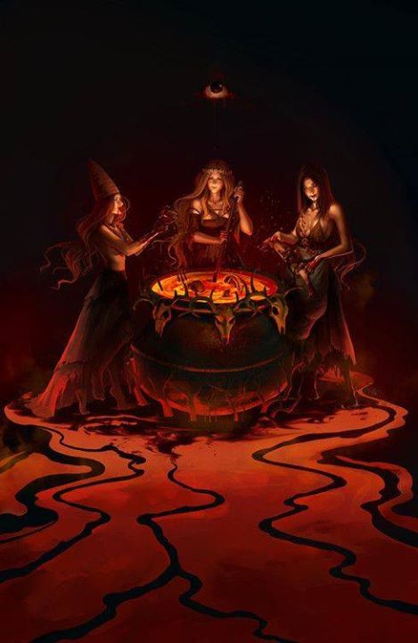 Untitled Witches Coven, Three Witches, Witch Coven, The Witcher Books, Witcher Art, Witch Costumes, Fantasy Magic, 다크 판타지, Witch Magic