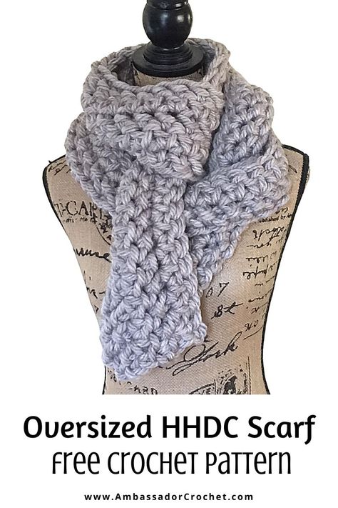 Crochet Blanket Scarf, Bulky Yarn Crochet, Bulky Scarf, Yarn Scarf, Crochet Scarf Pattern Free, Crochet Cowl Pattern, Scarf Yarn, Crochet Infinity Scarf, Super Bulky Yarn