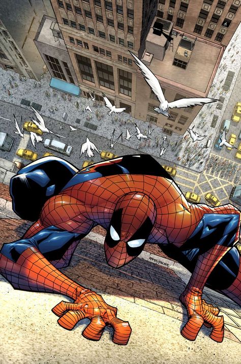 SPECTACULAR SPIDER-MAN II Spider Sense, Comic Illustrations, John Romita Jr, Spectacular Spider Man, Spiderman Artwork, Comic Book Artwork, Superhero Comics, Marvel Comic Books, Spiderman Comic