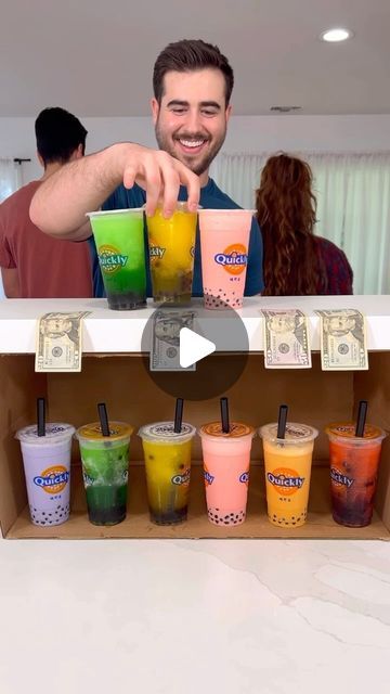 Adi Fishman on Instagram: "Mystery boba guessing game!🧋 What’s your favorite flavor?" Drink Guessing Game, Guess The Drink Game, Adi Fishman, Shell Game, Guessing Games, Game Video, Soft Drinks, Game Night, Fun Drinks