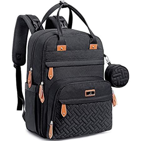 Diaper Bag Backpack with Portable Changing Pad, Pacifier Case and Stroller Straps, Dikaslon Large Unisex Baby Bags for Boys Girls, Multipurpose Travel Back Pack for Moms Dads, Black : Amazon.co.uk: Baby Products Pacifier Case, Portable Changing Pad, Travel Bag Essentials, Stroller Hooks, Stroller Straps, Nappy Bag, Baby Changing Bags, Changing Bag, Baby Diaper Bags