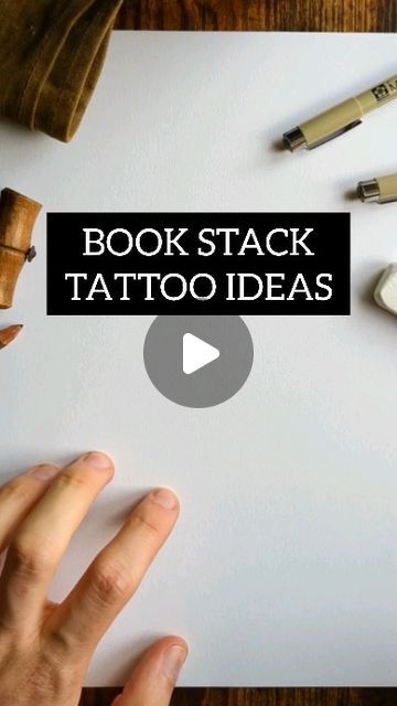 Josh Duke ~ Illustrator on Instagram: "Book Stack Tattoo Ideas" Stacked Books Tattoo, Book Stack Tattoo, Stack Of Books Tattoo, Stack Tattoo, Books Tattoo, Stacked Books, Pink Skies, Zach Bryan, Book Tattoo