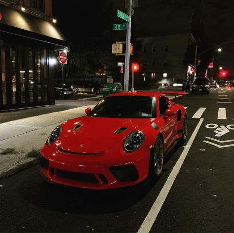 Porsche 991.2 GT3 RS painted in Guards Red w/ a set of alloy center-locking wheels finished in Satin Aurum      Photo taken by: @nomigt3 on Instagram       Owned by: @nomigt3 on Instagram Porche Car Gt3 Rs, Red Porsche, Porsche 991 Gt3 Rs, 911gt3 Rs, Red Porsche Aesthetic, Porchse Cars Gt3, Porche Car, Red Porsche Gt3 Rs, 991.2 Gt3