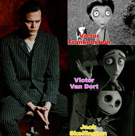 Bill Skarsgård/Corpse Bride/Edit/Fancast Corpse Bride Live Action, Roman Godfrey, Tim Burton Characters, Victor Frankenstein, Hemlock Grove, Tim Burton Films, Bill Skarsgard, Corpse Bride, Film Aesthetic