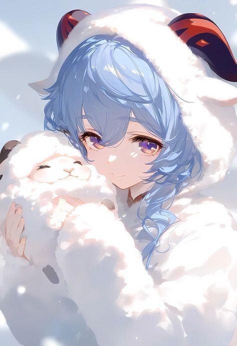 Blue Hair, Hair, Anime, Blue, Art