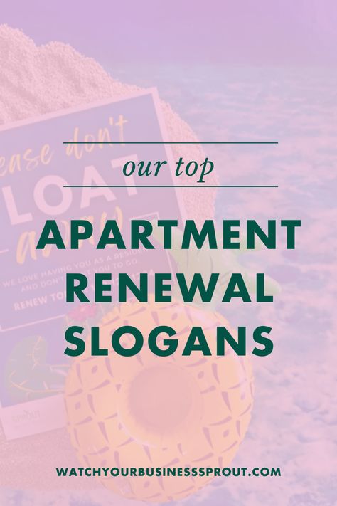 Apartment renewal slogans, renewal gifts for apartments, and more can be found at Sprout Marketing! Let us help you with your apartment lease renewal ideas today. Apartment Renewal Ideas, Renewal Party Ideas Apartment, Lease Renewal Ideas, Resident Renewal Ideas, Apartment Open House Ideas, Lease Renewal Ideas Resident Retention, Apartment Marketing Ideas Outreach, Renewal Gifts, Sprout Marketing