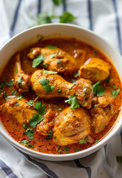 Learn How to Cook Chicken Curry Indian Recipe For Free | Recipes You'll Love, Made Easy! Desi Chicken Curry, Authentic Indian Chicken Curry, Chicken Curry Recipe Indian, Pakistani Food Recipes, Chicken Recipes Indian, Chicken Curry Recipe Easy, Trendy Recipes, Indian Chicken Curry, Chicken Korma Recipe