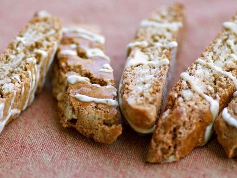 Not All Biscotti Are Created Equal : NPR Biscotti Flavors, Walnut Biscotti, Maple Extract, King Arthur Flour Recipes, Maple Icing, Italian Cookie, Biscotti Cookies, Delicious Deserts, Walnut Cookies