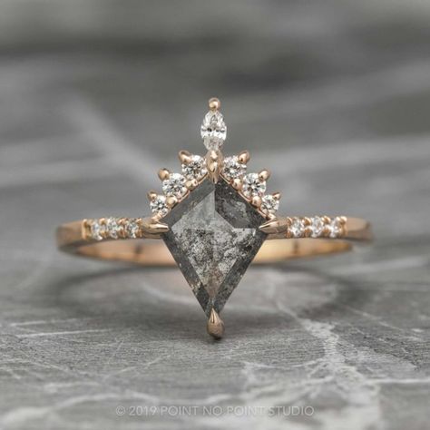 100 Best Non-Traditional Engagement Rings for 2020 | Emmaline Bride Engagement Rings Without Diamonds, Nontraditional Engagement Rings, Traditional Wedding Rings, Raw Diamond Engagement Rings, Timeless Engagement Ring, Traditional Engagement Rings, Future Engagement Rings, Black Diamond Engagement, Black Diamond Ring Engagement