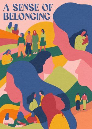 Support Group Illustration, Sense Of Belonging Illustration, Belonging Artwork, Sense Of Belonging Art, Belonging Illustration, Adaptability Illustration, Community Graphic Design, Inclusion Illustration, Belonging Art