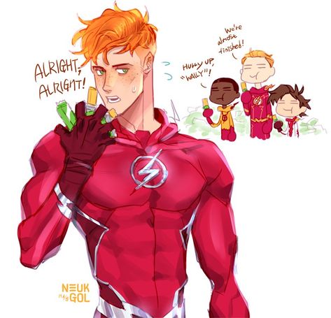 Wally West Comic Art, Wally West Fanart, Speedster Oc, Young Justice Oc, Flash Oc, The Flash Art, Webtoon Artist, Dc Oc, Flash Family