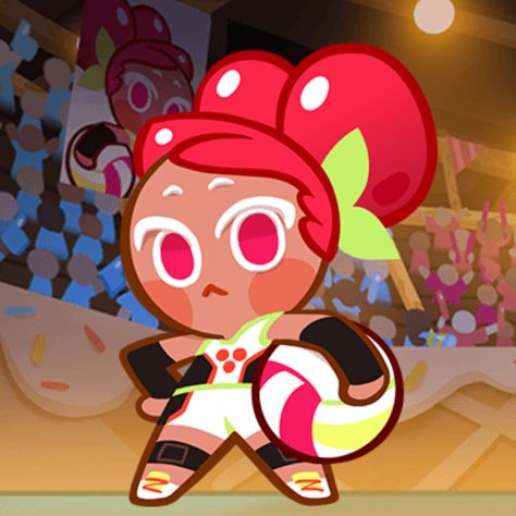 Cherry Cookie Run, Cherry Ball Cookie, Cherry Character, Cookie Run Ovenbreak, Cookierun Kingdom, Cherry Cookies, Gender Envy, Comfort Characters, Cherry Bomb