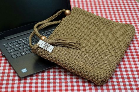 Macrame Laptop Bag, New Laptop, New Laptops, Other Countries, Laptop Bags, Zimbabwe, Laptop Bag, Macrame, Laptop