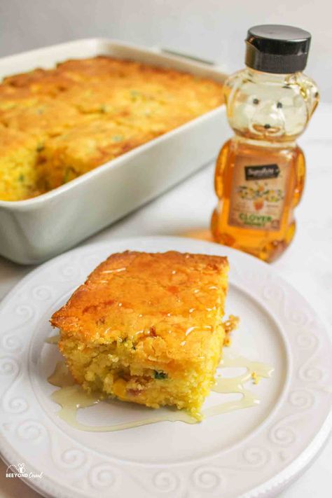 Honey Jalapeno Cornbread Jiffy, Jalepeno Cornbread Jiffy, Jiffy Jalapeno Cornbread, Strawberry Cornbread, Jalapeno Cornbread Jiffy, Cornbread Jiffy, Jalapeno Cornbread Recipe, Jalapeno Bacon, Easy Cornbread Recipe