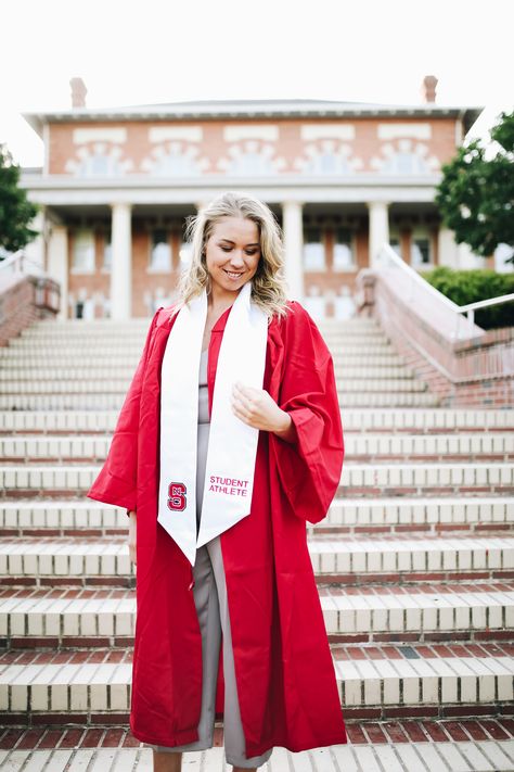 North Carolina State University Graduation Photos #seniorportraits #wolfpack Ncsu Graduation Pictures, University Graduation Photos, Grad Session, Nursing Graduation Pictures, College Graduation Pictures Poses, Nc State University, Senior Stuff, Graduation Pics, College Graduation Pictures