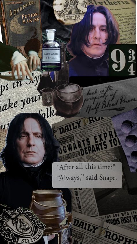 The Half-Blood Prince Severus Snape Aesthetic, Severus Snape Wallpaper, Snape Wallpaper, Severus Snape Art, Snape Always, Alan Rickman Severus Snape, Half Blood Prince, Snape Harry Potter, Harry Potter Severus