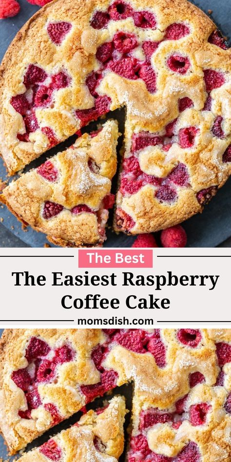 Raspberry Tea Cake, Fresh Raspberry Desserts, Fresh Raspberry Cake, Raspberry Desserts Easy, Berry Coffee Cake, Fresh Raspberry Recipes, Raspberry Coffee Cake, Raspberry Recipes Dessert, Raspberry Breakfast