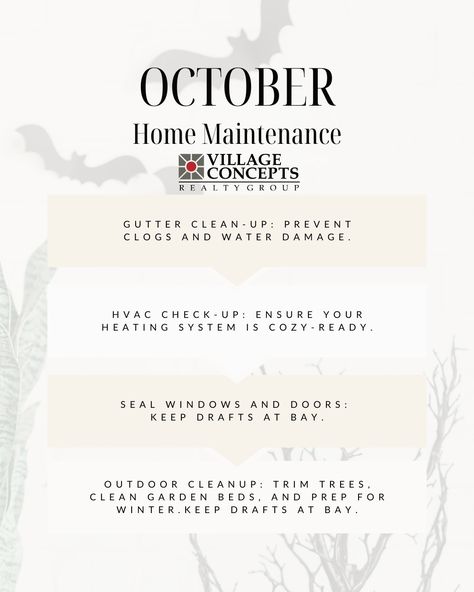 October Home Maintenance, Household Checklist, Fall Cleaning Checklist, Fall Cleaning, Gutter Cleaning, Cleaning Gutters, Home Tips, Todo List, Leaves Fall