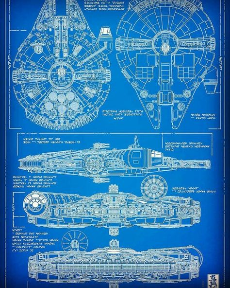 Falcon Millennium Falcon Blueprint, Star Wars Figurines, Star Wars Spaceships, Millenium Falcon, Star Wars Vehicles, Episode Vii, Star Wars Ships, Star Wars Wallpaper, Star Wars Artwork